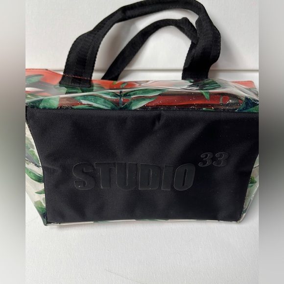 Monstera Leaves Clear Vinyl Tote - Picture 8 of 12